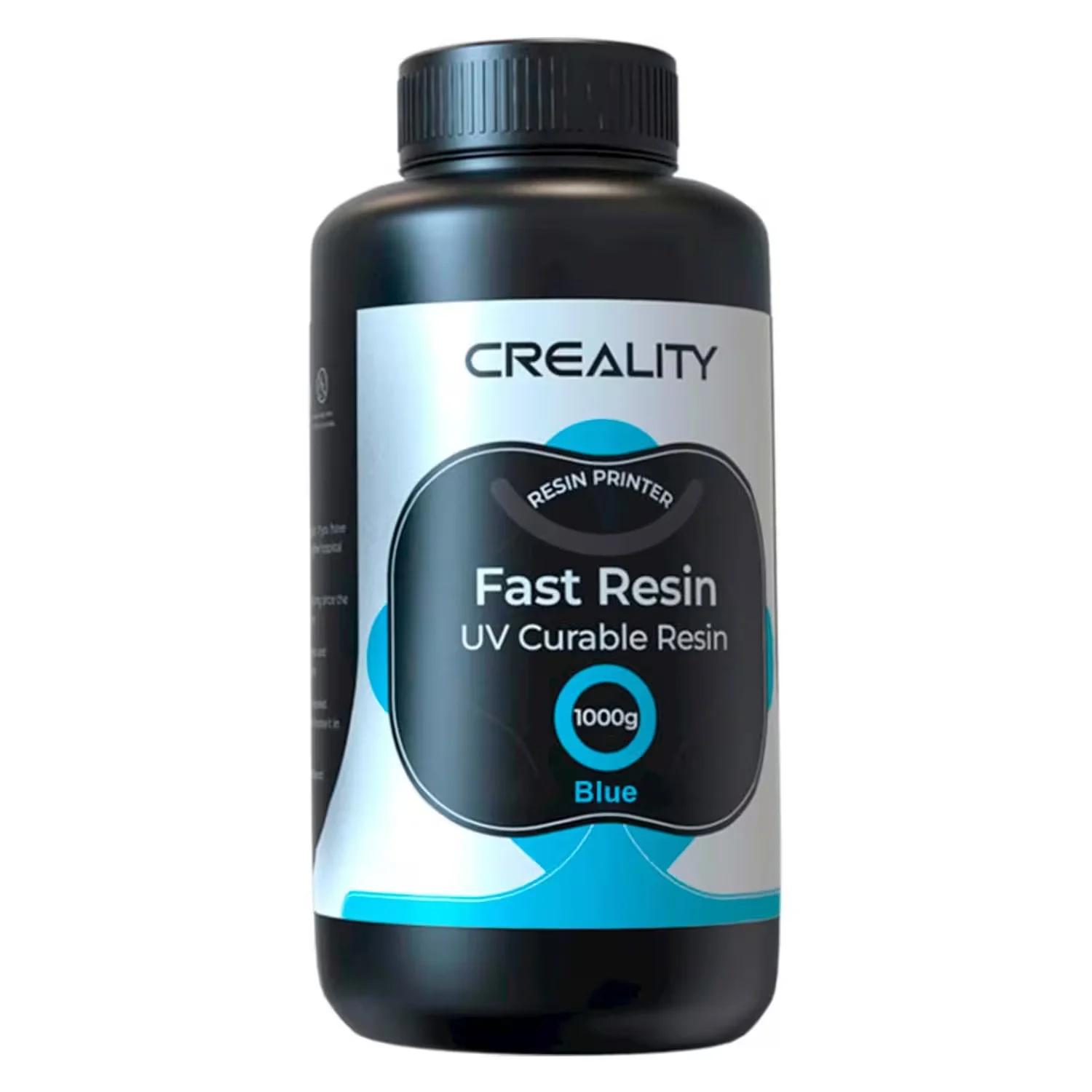 Resina Fast UV 1Kg para Impresora 3D Creality - Plástico Azul