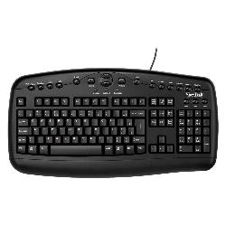 Teclado ViewTech KM-2925 PS2 Portugués - Negro