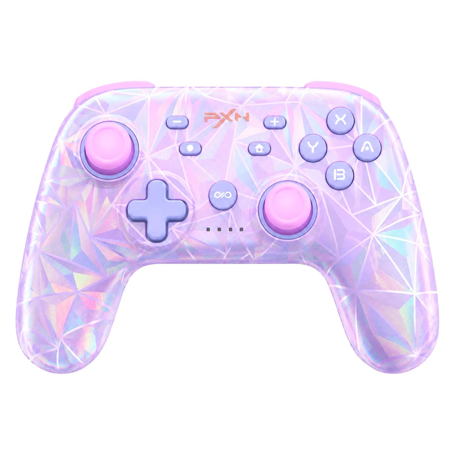 Control PXN P50S Inalámbrico para Nintendo Switch / PC / iOS / Android - Rosa
