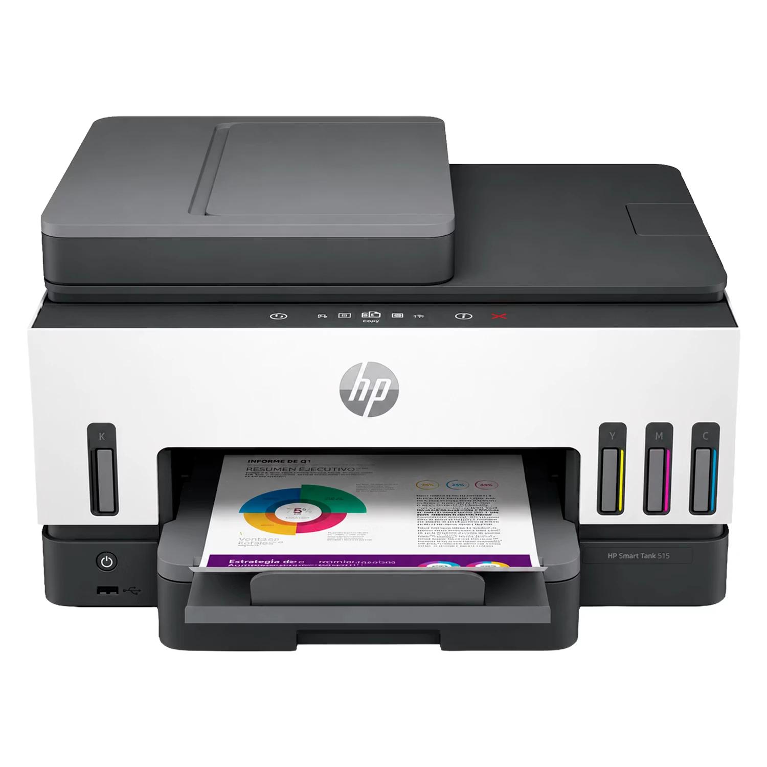 Impresora Multifunción HP Smasrt Tank 794 3 en 1 WiFi Bivolt - Blanco