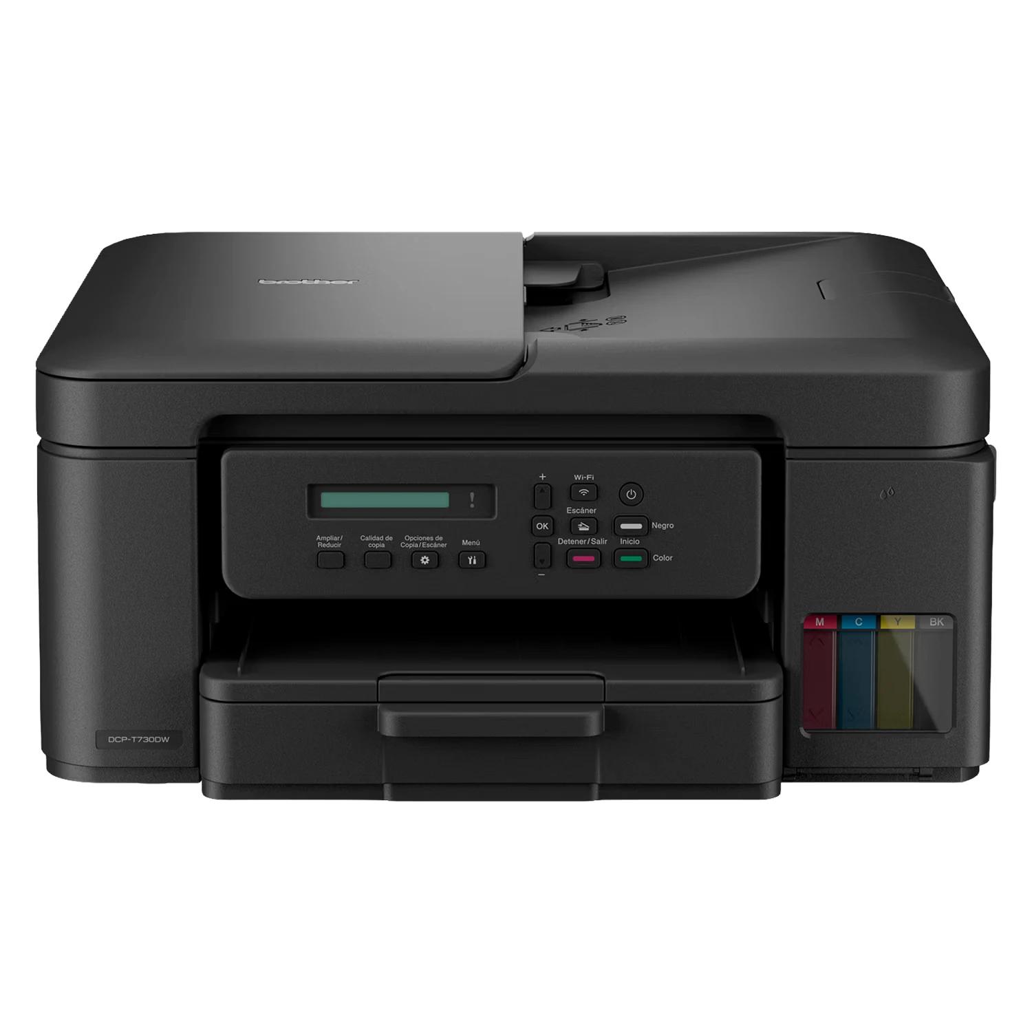 Impresora Multifunción Brother DCP-T730W 3 en 1 WiFi 220V - Negro
