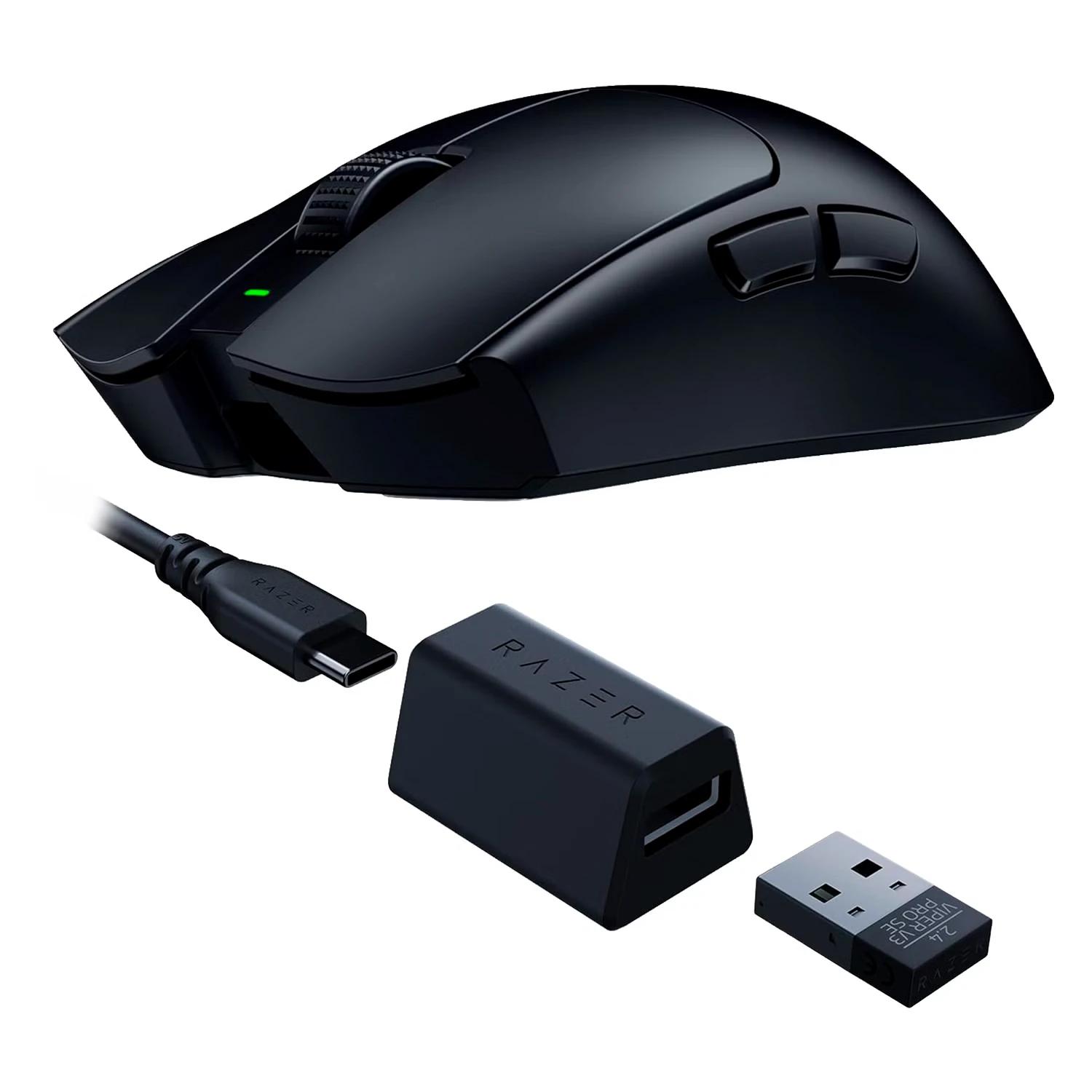 Mouse Gamer Razer Viper V3 Pro SE RZ01-04550100-R3U1 35000 DPI Inalámbrico - Negro