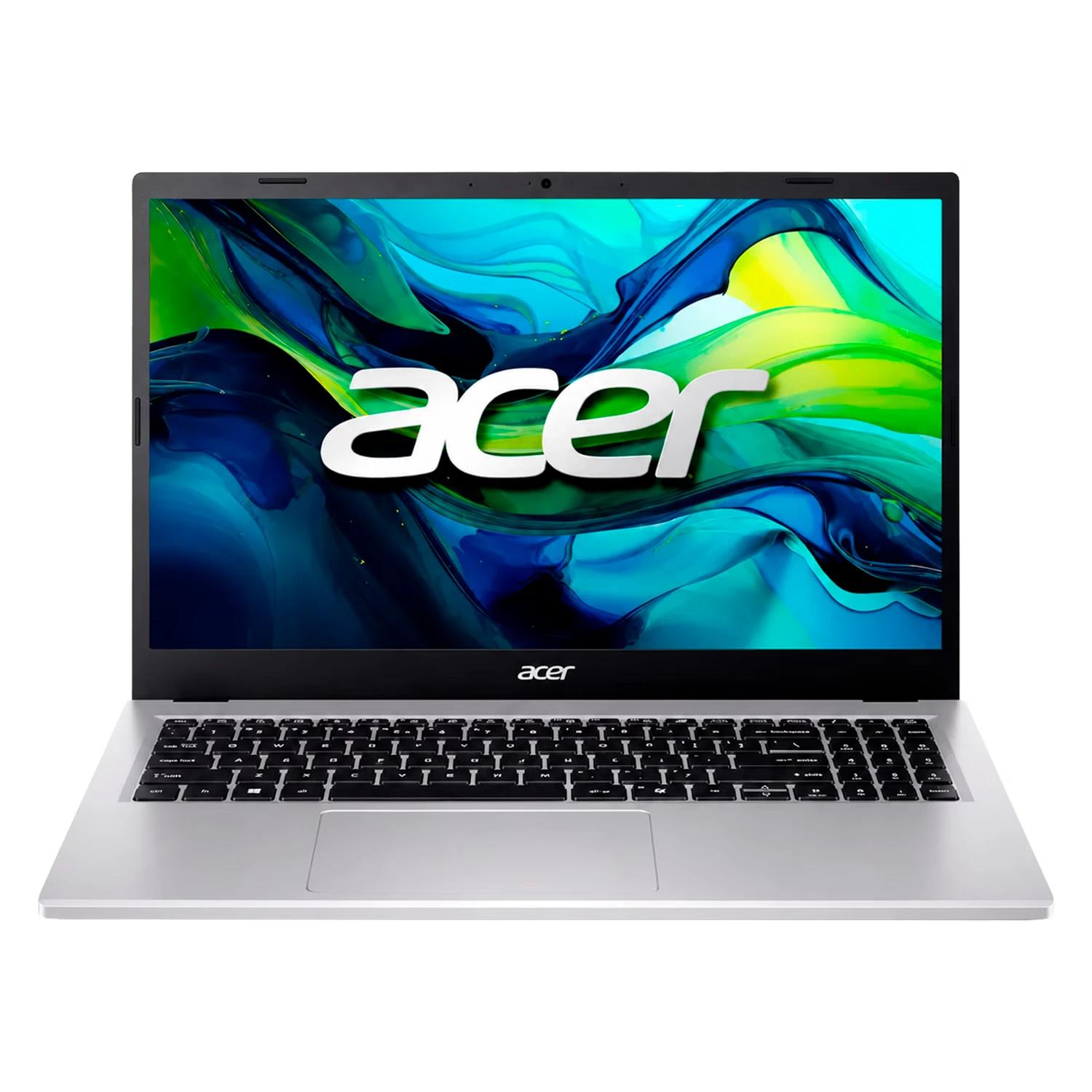 Notebook Acer Aspire Go 15 AMD Ryzen 3-7320U 8GB RAM 128GB SSD Pantalla 15.6" Full HD Windows 11 Inglés Plata - AG15-21P-R5YG