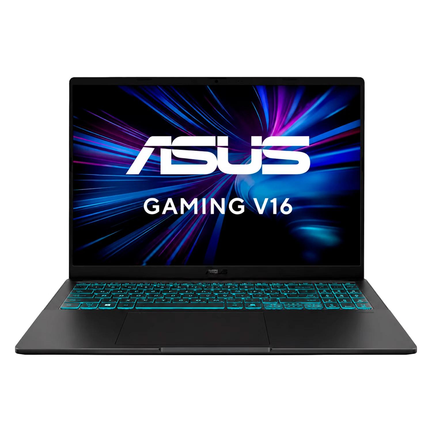 Notebook Gamer ASUS Gaming V16 Intel Core 7-240 16GB RAM 512GB SSD RTX 5050 Pantalla 16" WUXGA Windows 11 Español Negro - V3607VH-RP012W